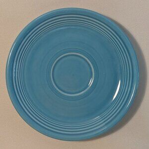 Vintage Fiesta Turquoise Saucer, Homer Laughlin 1936-1959